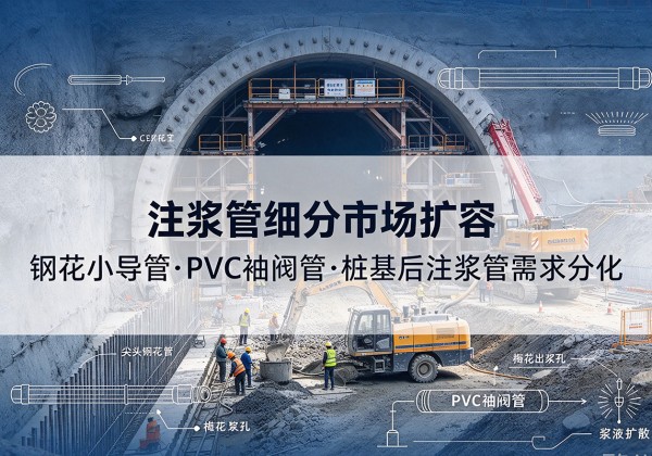 古丈注浆管细分市场扩容，隧道钢花小导管、PVC 袖阀管、桩基后注浆管需求分化